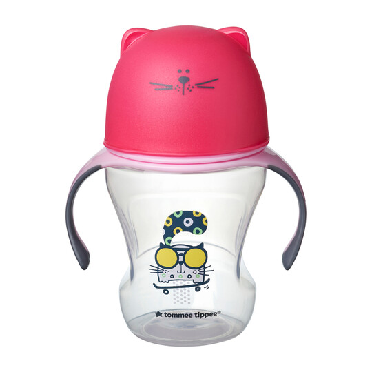 Tommee Tippee Soft Sippee Free Flow Transition Cup Pink 230ml image number 3